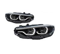 Faro Delantero Coche Faros Delanteros Coche para Serie 4 F32 F36 F80 F33 425i 428i 430i 2013-2015 Accesorios Faros Señal Giro Conjunto Faros Aelanteros(8 Pins)