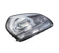 Faro Delantero Coche Luces Circulación Diurna para Hyundai para Tucson 2005-2010 Conjunto Faros Delanteros Conjunto Faros Aelanteros(Left Black)