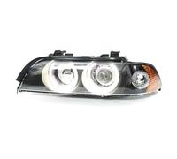 Faro Delantero Coche para BMW para Serie 5 E39 530I 520I 528I 523I Accesorios Coche Faro Parachoques Delantero Luces Conducción Lámpara Señal Montaje Luz Frontal Faros Delanteros(B-Left)