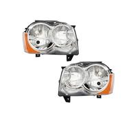 Faro Delantero Coche para Jeep para Grand para Cherokee 2008 2009 2010 Sin Lámpara Faro Delantero De Coche Faros Delanteros