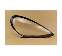 Faro Delantero Coche para Panamera 970 2010 2011 2012 2013 Cubierta Lente Faro Cristal Faro Carcasa Lámpara Pantalla Lámpara Transparente Borde Negro Faros Delanteros(A Pair)