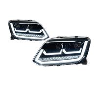 Faro delantero Compatible Con VW Para Faros Para Amarok 2010-2020 Lente De Proyector De Faros DRL Señal Animación Accesorios Para Automóviles 2 Unidades(Right Hand Drive All L)