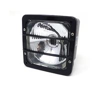 Faro delantero cuadrado con marco negro de 2 luces para tractores 140 m COBO 05.132.000