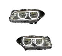 Faro delantero de coche compatible con BMW Serie 5 F18 F10, conjunto de faros, lente completa, proyector, señal de giro, luces de circulación diurna 2011-20(14-17)