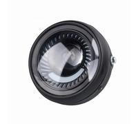 Faro Delantero De Motocicleta para Bobber De 6,5" LED Redondo Soporte De Montaje Lateral En Espiral Faros Delanteras(2)