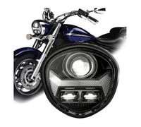 Faro Delantero De Motocicleta para V Star 1300 XVS 1300 2010-2017 Moto Phare Projecteur Haut Bas Faisceau Réglable Moteurs Étanche IP68 Phare