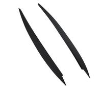 Faro Delantero Delantero para VW Golf 7 MK7 GTI,antiarañazos Ceja Cubierta Trim Accesorios de decoración Exterior del Coche,A-Black