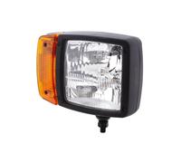 Faro Delantero Derecho 24 V T4W Hella Para Scania, Con Lámparas, AMP