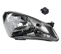 Faro Delantero Derecho DTV Halógeno H4 Compatible con SEAT MII 10/11- con Motor