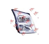 Faro delantero derecho H4 con motor eléctrico para Ford Transit 2006 en adelante 7 pines