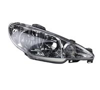 Faro Delantero Derecho Halógeno H7 H7 Compatible con Peugeot 206 CC 09/98- DTV