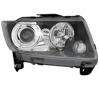 Faro Delantero Derecho Jeep Compass 2011-2016 Lente Parabola Negra