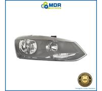 Faro Delantero Izquierdo Marco Negro - SX - para Volkswagen Polo 09 >