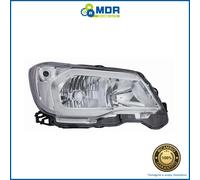 Faro Delantero Derecho Parábola Cromo - Dx - para Subaru Forester