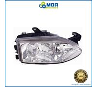 Faro Delantero Derecho Vidrio Lisa 2 Parábolas - Dx - para fiat Palio 97- >01