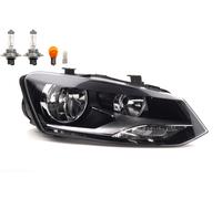 Faro Delantero DTV H4 Halógeno Para VW Polo 6R 06/09-03/14 Derecho Con Lámpara