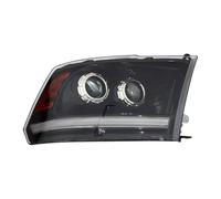 Faro Delantero Faros Delanteros para Dodge para Ram 1500 2500 3500 (2009-2018) Juego De 1 Faro LED Completo con Luces Intermitentes Secuenciales Y DRL Juego Faros(Right)