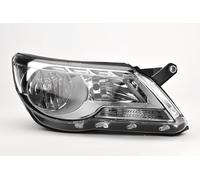 Faro Delantero Derecho Halógeno Para VW Tiguan 5N 09/07-05/11 Con Bombilla