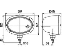 Faro delantero HELLA 1AB 996 157-131