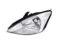Faro izquierdo compatible con Ford Focus MK1 1998 1999 2000 2001 VP1219L faro del lado del conductor Faros montaje proyector delantero coche luz lámpara cromo LHD