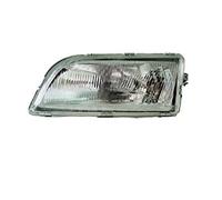Faro delantero izquierdo faro lateral conductor montaje proyector luz delantera coche coche luz cromo lhd faros compatibles con volvo v40 s40 1995 1996 1997 1998 1999 2000 VP979L