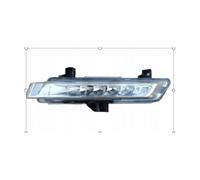 Faro delantero izquierdo luz diurna halógena para renault clio a partir de 2016
