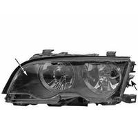 FARO DELANTERO IZQUIERDO OSCURO PARA BMW E46 99-03 COUPÉ CABRIO SERIE 3 LUCES