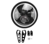 Faro delantero LED HiLo de 6,5 pulgadas con bombilla DRL para Sportster Cafe Racer