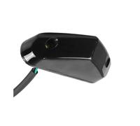 Faro Delantero LED Universal Para Motocicleta De 12 V, Luz Trasera De Freno Guardabarros Luz De Freno Trasera(Black)
