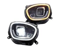 Faro Delantero Para BMW Para Mini Para Cooper 2017-2023 2.a Generación DRL Señal Giro Ámbar Proyectores Halo Haz Alto Y Bajo Par Faros LED Faros Principales Automóvil(2PCS LHD)