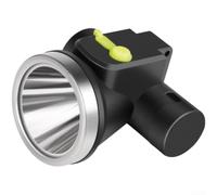 Faro delantero para casco de soldadura recargable por USB COB LED con inclinación de 90° para entornos oscuros, modo de haz fuerte (faro)