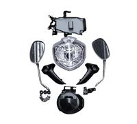 Faro Delantero para FZ 6N 6S FZ6 FZ6S FZ6N para FZ6 NS 2004 2005 2006 Conjunto Luz Frontal Motocicleta Faros Delanteros Espejo Señal Giro Faro(1)