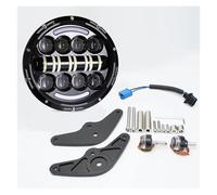 Faro Delantero Para Grom 125 MSX125 2013 2014 2015 2016 Para Ducati Para Venom X12RS Faro LED De 60 W En La Horquilla Delantera (Spot W)(B black)