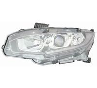 Faro Proyector Delantero Izquierdo Led Parabola Negra - SX - Honda Civic 2017