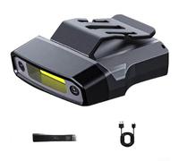 Faro delantero para pesca 48H Runtime impermeable luz roja ajustable cinco modos ligero 38g Cap Clip con diadema elástica 800mAh Tamaño de la batería 10x15cm Adecuado para acampar al aire libre