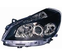Faro Delantero para Renault Clio 2005-2009 Parábola Negro Sport Derecho