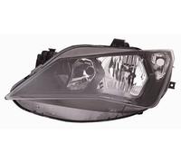 Faro Delantero para Seat Ibiza 2012 Parábola Negro Versión Sport Izquierdo