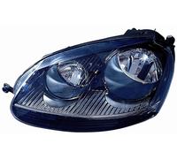 Faro Delantero Para Volkswagen Golf V 2003-2008 Parabola Negra Izquierda