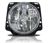 Faro Delantero Principal JOM Para VW Golf 2, Cristal Transparente Cromo