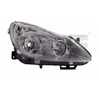Faro derecha H7/H1 20-1153-05-2 TYC para OPEL CORSA D