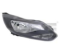 Faro derecha H7/H1 20-12569-15-2 TYC para FORD FOCUS III Sedán FOCUS III