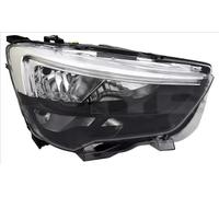Faro derecha H7/H1 20-17861-06-2 TYC para OPEL COMBO E Tour / Life