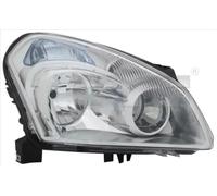 Faro derecha H7/H7 20-11571-15-2 TYC para NISSAN QASHQAI / QASHQAI +2 I