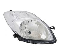 Faro derecho h4 lente transparente para toyota yaris 2009 a 2011 valeo