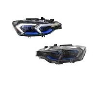 Faro derecho Para BMW F30 F35 2013-2019 Lámparas LED Coche Faros Conjuntos Luces Automáticas Antiniebla DRL Lámpara Señal Giro Freno Faros Delantero Izquierdo(LED)