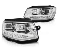 Faro DRL LED Luz Diurna para VW T6 15-19 Cromado con LED Parpadeo