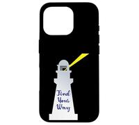 Faro Encuentra tu Camino Guía náutica de Barco de Carga oceánica Carcasa para iPhone 16 Pro