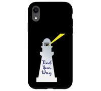 Faro Encuentra tu Camino Guía náutica de Barco de Carga oceánica Carcasa para iPhone XR