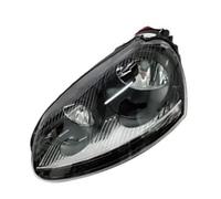 Faro Ensamblaje Compatible Con VW Para Jetta A5 Mk5 Para Vento GLI Para Bora 2006-2010 6 Líneas Conjunto De Faros Halógenos Para Automóvil Luces Antiniebla Lámparas Esquina Accesorios(Black,Left)