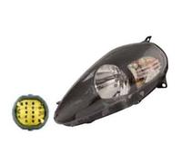 Faro Fanal Proyector Dx H4 C/Motor El Fiat Grande Punto 2005 Parab Negra